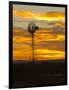 Sunrise with Windmill, Cimarron, New Mexico, USA-Maresa Pryor-Framed Photographic Print