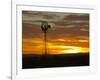 Sunrise with Windmill, Cimarron, New Mexico, USA-Maresa Pryor-Framed Photographic Print