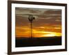 Sunrise with Windmill, Cimarron, New Mexico, USA-Maresa Pryor-Framed Photographic Print