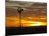 Sunrise with Windmill, Cimarron, New Mexico, USA-Maresa Pryor-Mounted Photographic Print