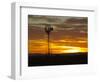 Sunrise with Windmill, Cimarron, New Mexico, USA-Maresa Pryor-Framed Photographic Print