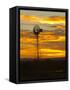 Sunrise with Windmill, Cimarron, New Mexico, USA-Maresa Pryor-Framed Stretched Canvas