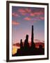 Sunrise, Yei Bi Chei and the Totem Pole, Monument Valley, Arizona-Michel Hersen-Framed Photographic Print