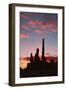 Sunrise, Yei Bi Chei and Totem Pole, Monument Valley, Arizona-Michel Hersen-Framed Photographic Print