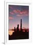 Sunrise, Yei Bi Chei and Totem Pole, Monument Valley, Arizona-Michel Hersen-Framed Photographic Print