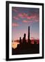 Sunrise, Yei Bi Chei and Totem Pole, Monument Valley, Arizona-Michel Hersen-Framed Photographic Print