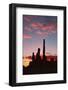 Sunrise, Yei Bi Chei and Totem Pole, Monument Valley, Arizona-Michel Hersen-Framed Photographic Print