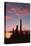 Sunrise, Yei Bi Chei and Totem Pole, Monument Valley, Arizona-Michel Hersen-Stretched Canvas