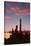 Sunrise, Yei Bi Chei and Totem Pole, Monument Valley, Arizona-Michel Hersen-Stretched Canvas