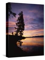 Sunrise, Yellowstone Lake, Yellowstone National Park, Wyoming-Geoff Renner-Stretched Canvas