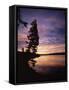 Sunrise, Yellowstone Lake, Yellowstone National Park, Wyoming-Geoff Renner-Framed Stretched Canvas