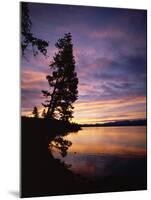 Sunrise, Yellowstone Lake, Yellowstone National Park, Wyoming-Geoff Renner-Mounted Photographic Print