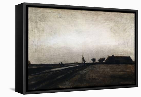 Sunrise-Vincent van Gogh-Framed Stretched Canvas