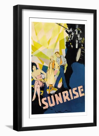 Sunrise-null-Framed Art Print