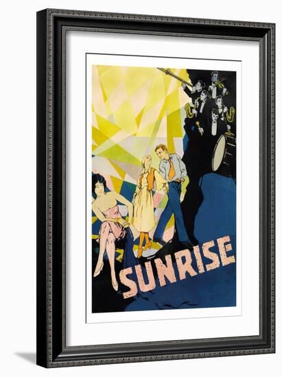 Sunrise-null-Framed Art Print