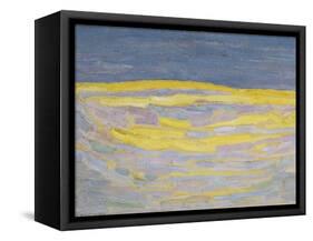 Sunrise-Piet Mondrian-Framed Stretched Canvas