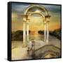 Sunrise-sattva_art-Framed Stretched Canvas