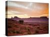 Sunrises in the Moab Desert - Viewed from the Fisher Towers - Moab, Utah-Dan Holz-Stretched Canvas