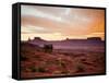 Sunrises in the Moab Desert - Viewed from the Fisher Towers - Moab, Utah-Dan Holz-Framed Stretched Canvas