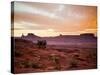 Sunrises in the Moab Desert - Viewed from the Fisher Towers - Moab, Utah-Dan Holz-Stretched Canvas