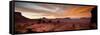 Sunrises in the Moab Desert - Viewed from the Fisher Towers - Moab, Utah-Dan Holz-Framed Stretched Canvas