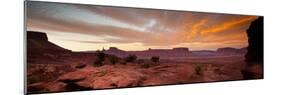 Sunrises in the Moab Desert - Viewed from the Fisher Towers - Moab, Utah-Dan Holz-Mounted Photographic Print