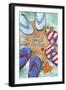 Suns And Flip Flops-Melinda Hipsher-Framed Giclee Print