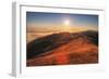 Sunscape Above the Fog at Mount Tamalpais-null-Framed Photographic Print