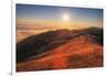 Sunscape Above the Fog at Mount Tamalpais-null-Framed Photographic Print