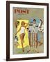 "Sunscreen?" Saturday Evening Post Cover, August 16, 1958-Kurt Ard-Framed Giclee Print