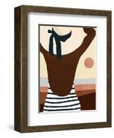 Sunseeker Bathers I-Victoria Borges-Framed Art Print