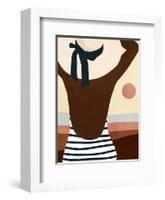 Sunseeker Bathers I-Victoria Borges-Framed Art Print