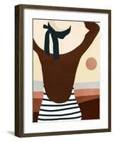 Sunseeker Bathers I-Victoria Borges-Framed Art Print