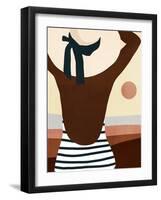 Sunseeker Bathers I-Victoria Borges-Framed Art Print