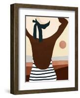 Sunseeker Bathers I-Victoria Borges-Framed Art Print