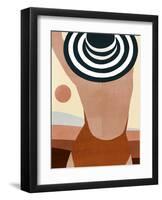 Sunseeker Bathers II-Victoria Borges-Framed Art Print