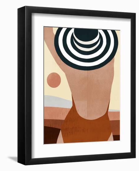 Sunseeker Bathers II-Victoria Borges-Framed Art Print