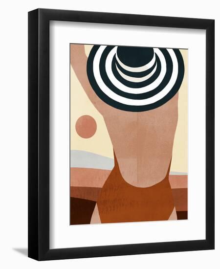 Sunseeker Bathers II-Victoria Borges-Framed Art Print