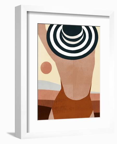 Sunseeker Bathers II-Victoria Borges-Framed Art Print