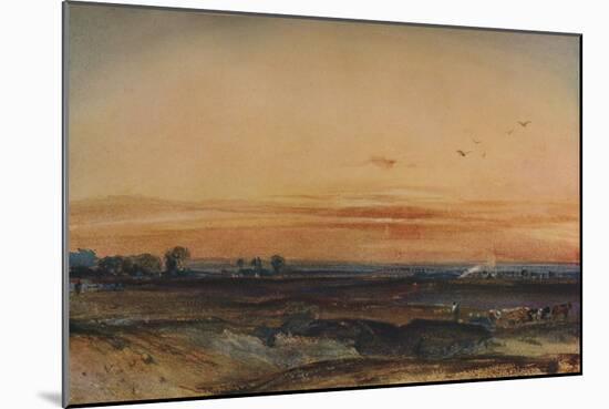 Sunset, 1826-Richard Parkes Bonington-Mounted Giclee Print