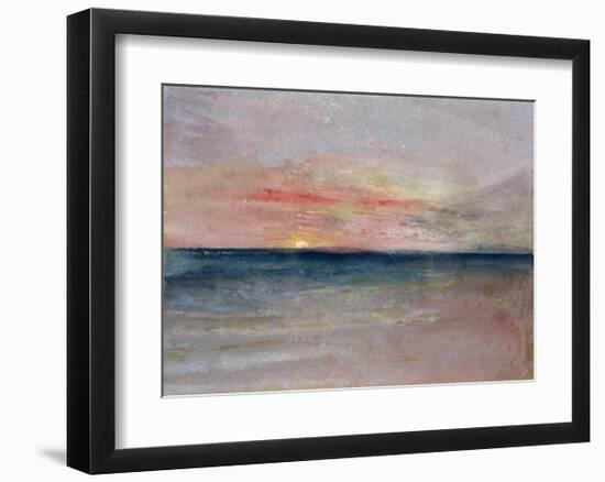 Sunset, 1851-J M W Turner-Framed Giclee Print