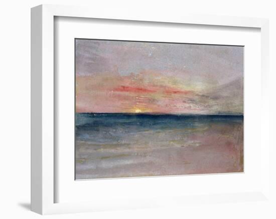 Sunset, 1851-J M W Turner-Framed Giclee Print