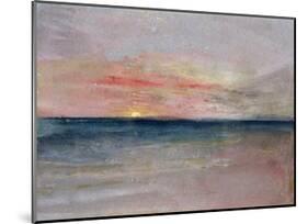 Sunset, 1851-J M W Turner-Mounted Giclee Print