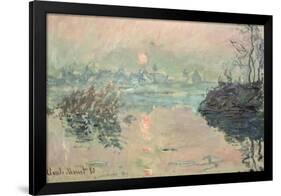 Sunset, 1880-Claude Monet-Framed Premium Giclee Print