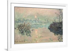 Sunset, 1880-Claude Monet-Framed Giclee Print