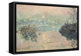 Sunset, 1880-Claude Monet-Framed Stretched Canvas