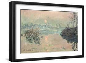 Sunset, 1880-Claude Monet-Framed Giclee Print