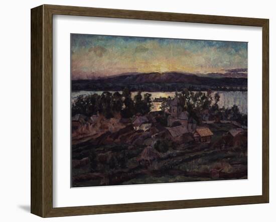 Sunset, 1928-Aristarkh Vasilyevich Lentulov-Framed Giclee Print