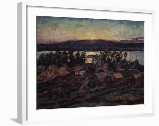 Sunset, 1928-Aristarkh Vasilyevich Lentulov-Framed Giclee Print