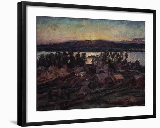 Sunset, 1928-Aristarkh Vasilyevich Lentulov-Framed Giclee Print